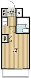 NTC大宮 ワンルームの間取図画像