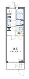 クレイノグラマット 1Kの間取図画像