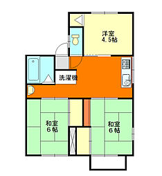 シティハイム大宮一番館 3DKの間取図画像