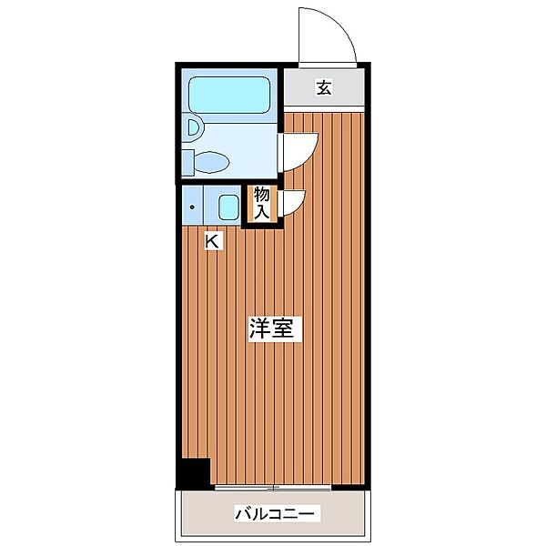 シンコーメゾン扇町 ｜大阪府大阪市北区浪花町(賃貸マンション1R・3階・18.24㎡)の写真 その2