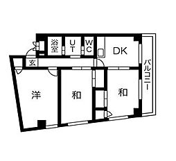 ロイヤルハイツ宏和 3DKの間取図画像
