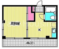 東京都新宿区中落合１丁目（賃貸マンション1K・2階・22.00㎡） その2