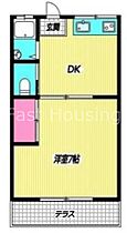 東京都中野区大和町３丁目（賃貸アパート1DK・1階・24.90㎡） その2