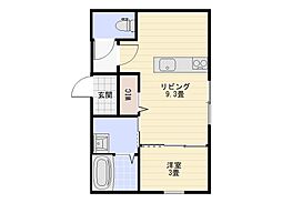 LaughRela(ラフリラ) 1LDKの間取図画像