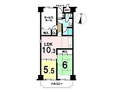 間取図画像 2SLDK