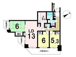 リーベスト青梅新町 3LDKの間取図画像