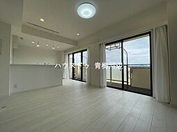ライオンズマンション多摩川河辺：リビング