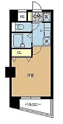スカイコート後楽園壱番館 1Kの間取図画像