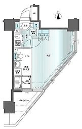 フェニックス西参道タワー 1Kの間取図画像