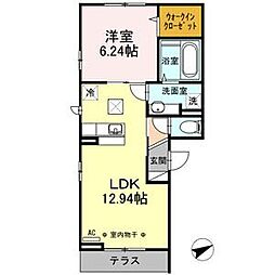 第3サニーハイツ 1LDKの間取図画像