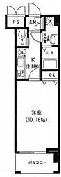 コモン西葛西 1Kの間取図画像