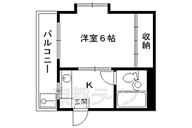 桃園ハイツ 301 ｜ 京都府京都市上京区大宮通五辻上る芝大宮町（賃貸マンション1K・3階・17.61㎡） その2