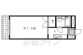 ホワイトパレス 103 ｜ 京都府京都市北区平野上柳町（賃貸マンション1K・1階・19.00㎡） その2