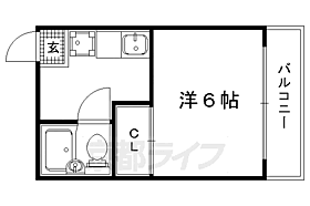 モリタビル 4-C ｜ 京都府京都市上京区丸太町通千本東入中務町（賃貸マンション1K・4階・16.00㎡） その2