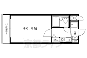 京都府京都市左京区高野蓼原町（賃貸マンション1K・3階・19.18㎡） その2