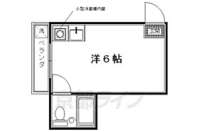 京都府京都市左京区静市市原町（賃貸マンション1K・2階・14.00㎡） その2