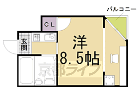 京都府京都市左京区下鴨泉川町（賃貸マンション1K・1階・20.00㎡） その2