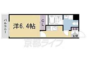 京都府京都市左京区北白川上終町（賃貸マンション1K・1階・22.42㎡） その2