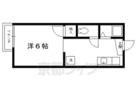 シャルム衣笠 202 ｜ 京都府京都市北区衣笠西開キ町（賃貸アパート1DK・2階・20.85㎡） その2