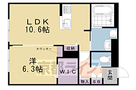 ＦＥＬＩＣＥ　七本松 101 ｜ 京都府京都市上京区七本松通下長者町上る三番町（賃貸マンション1LDK・1階・43.15㎡） その2