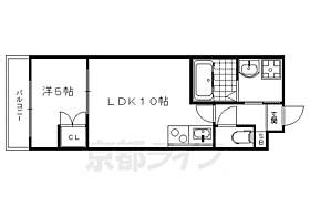 京都府京都市左京区上高野西氷室町（賃貸マンション1LDK・4階・33.33㎡） その2