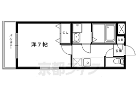 京都府京都市左京区下鴨貴船町（賃貸マンション1K・1階・24.00㎡） その2