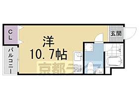 京都府京都市左京区下鴨松ノ木町（賃貸アパート1R・2階・24.07㎡） その2