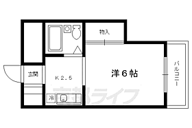 京都府京都市左京区北白川仕伏町（賃貸マンション1K・1階・21.45㎡） その2