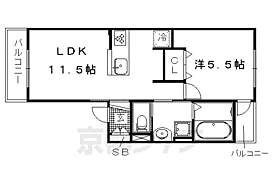 エントランスライフ上門前 101 ｜ 京都府京都市北区紫野上門前町（賃貸アパート1LDK・1階・40.00㎡） その2