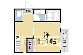 京都府京都市左京区一乗寺高槻町（賃貸マンション1K・2階・23.00㎡） その2