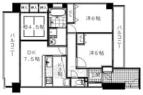 京都府京都市左京区粟田口鳥居町（賃貸マンション3LDK・3階・60.14㎡） その2