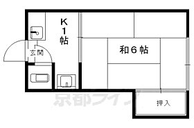 京都府京都市左京区北白川上池田町（賃貸マンション1K・2階・15.67㎡） その2