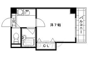 イセハン21 208 ｜ 京都府京都市上京区河原町通今出川上ル青龍町（賃貸マンション1K・2階・20.42㎡） その2