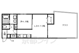 京都府京都市左京区田中南西浦町（賃貸マンション1LDK・1階・41.97㎡） その2