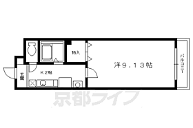 トムズガーデン 105 ｜ 京都府京都市北区西賀茂南川上町（賃貸アパート1K・1階・26.37㎡） その2