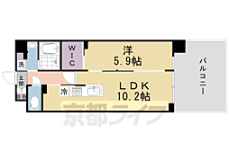 ＴＨＥ　ＲＥＳＩＤＥＮＣＥ　文化庁前 1階1LDKの間取り
