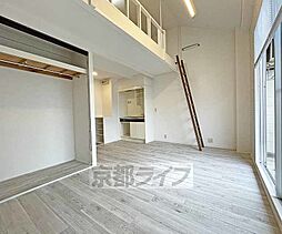 京福電気鉄道北野線 北野白梅町駅 徒歩8分の賃貸マンション 2階1Kのリビング/ダイニング