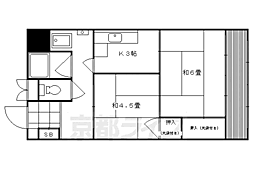 泉堂マンション 2Kの間取図画像