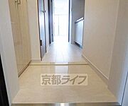 すっきりとした廊下。