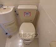 清潔感あるトイレです。