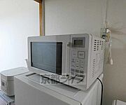 電子レンジ付きです。