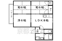 アクロポリスT 3DKの間取図画像