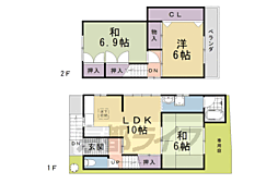 深草大亀谷大山町貸家 1