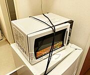 電子レンジ付いてます・