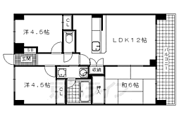 フレンド・ワン3 3LDKの間取図画像
