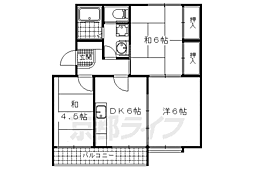 メゾンサンシティ 3DKの間取図画像