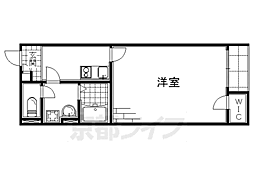レオネクストクールドイリス 1Kの間取図画像