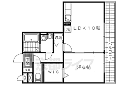 グレースコーポ3 1LDKの間取図画像