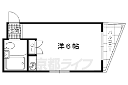 シェモワ30 ワンルームの間取図画像