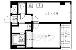 ユングフラウマイ 1LDKの間取図画像